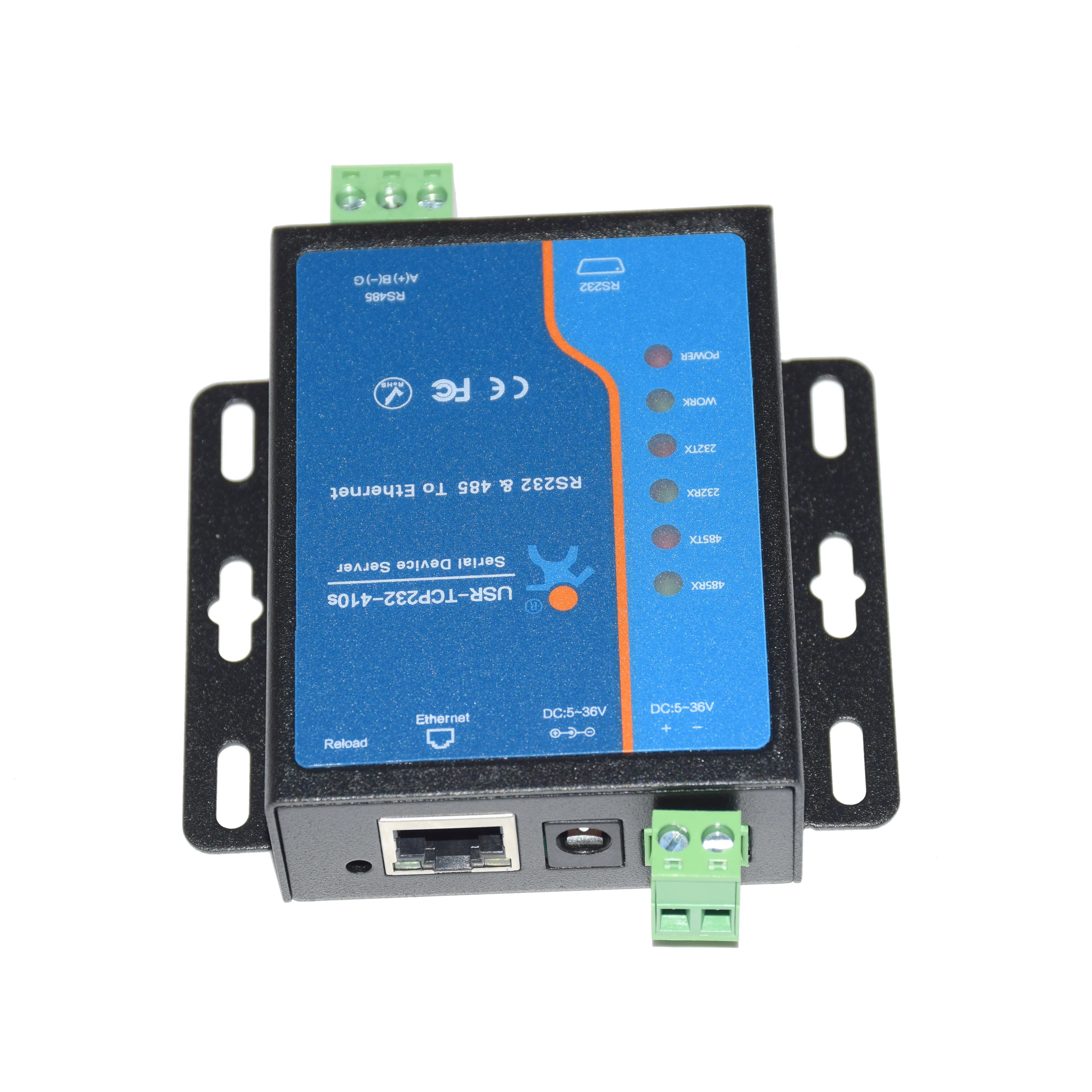 USR TCP232 410s RS232 RS485 серийный к TCP/IP модуля преобразователя с DHCP/DNS Бесплатная