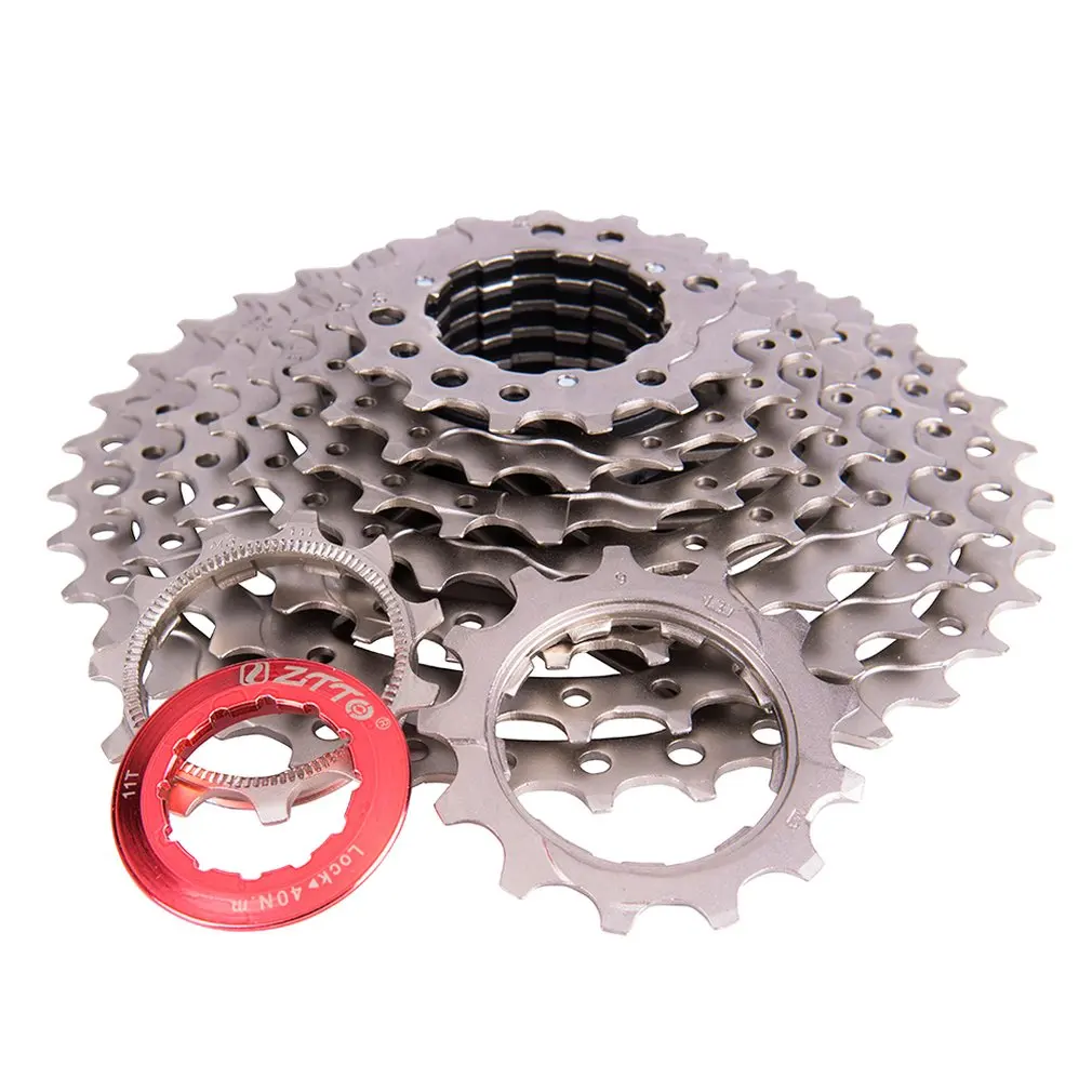 

ZTT0 Road Bike Bicycle Parts 9 Speed Freewheel Cassette Sprocket 11-25T/28T/32T/36T/40T/46T/50T Mountainbike Gear Sprocket