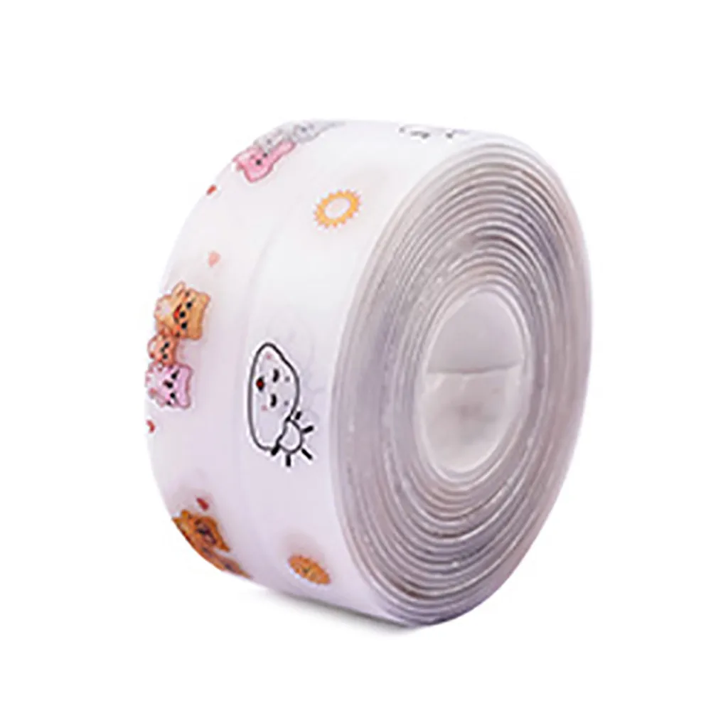 Кухонная раковина Водонепроницаемая плесень сильная самоклеящаяся прозрачная