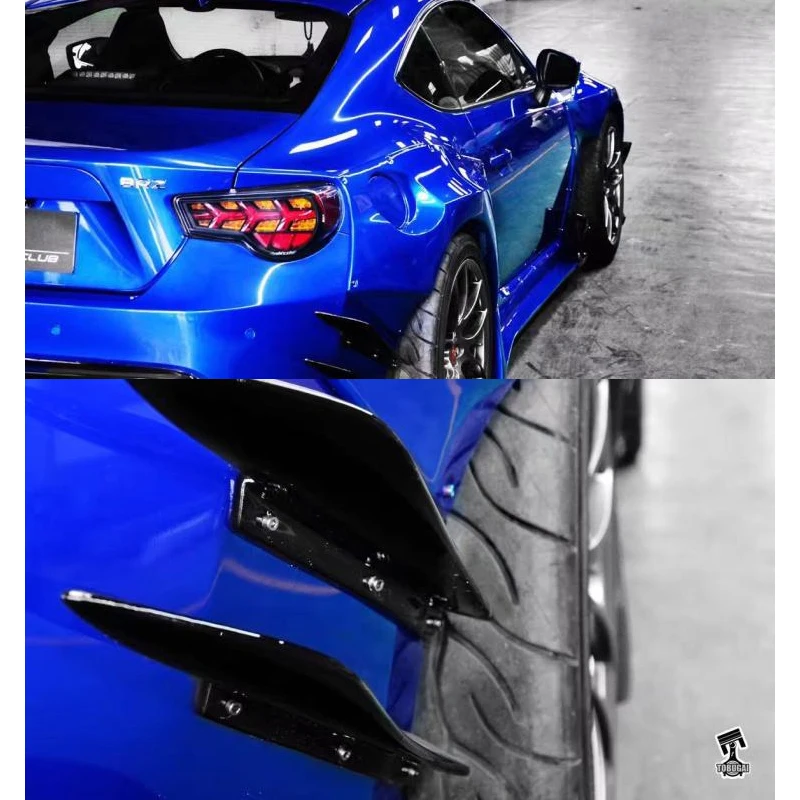 13 20 FT86 GT86 FRS BRZ RB ROCKET BUNNY VER.3 STYLE задний бампер CANARD Неокрашенный FRP Стекловолоконный