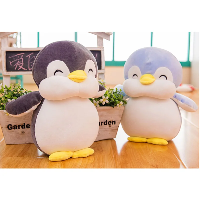 30 см/45 см/55 см Супер Мягкий пингвин плюшевые игрушки и милые носки с рисунками