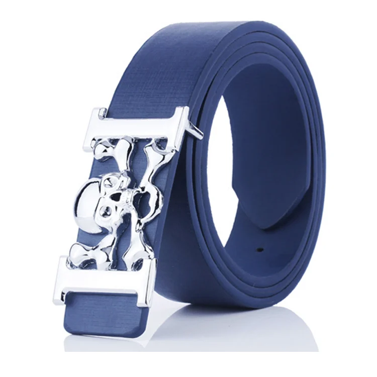 Новинка 2019 модный мужской джинсовый ремень в стиле призрака панк мужские ремни