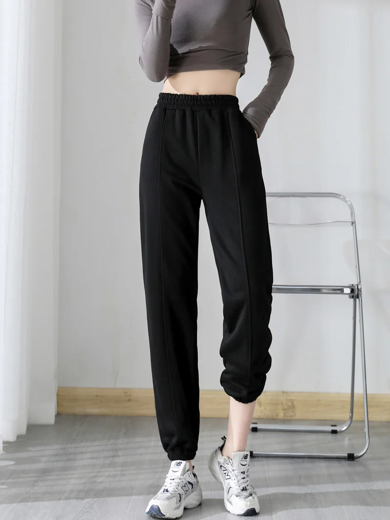 

Casual Pants Sports Pants Female Loose-Fit Tappered Trousers