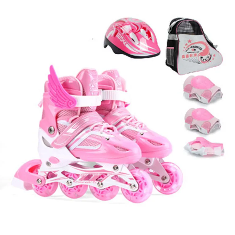 Детский костюм для катания на роликах удобные и дышащие мигающие роликовые