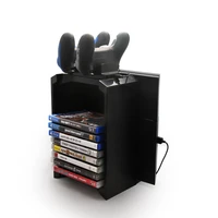 Stand For Sony PS4 Pro Slim Console Playstation Box Xbox One Controller Game Discs Control Support Accessories Base