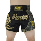 Мужские боксерские шорты для смешанных боевых искусств, тигр, Муай Тай, боксерские шорты, низкая цена