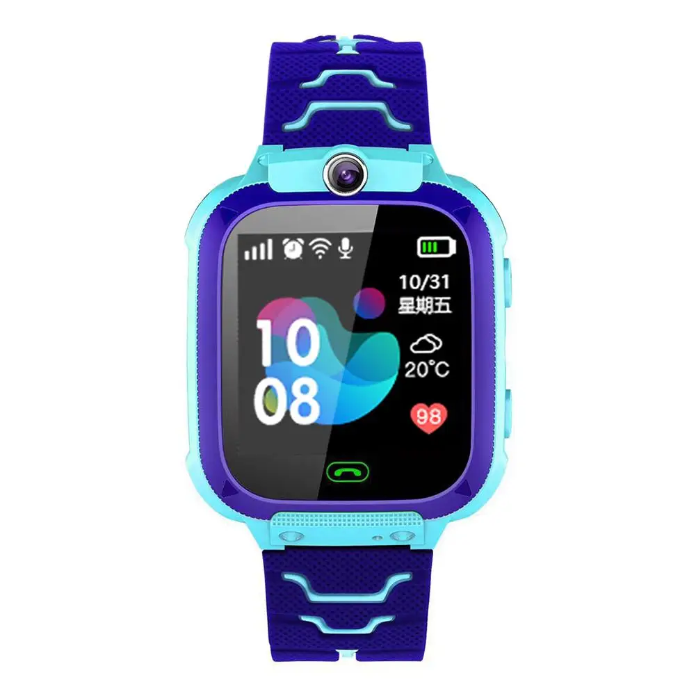 

Kids Smart Watch Touch Screen Two Way Hands Free Intercom SOS Emergency Call LBS Location HD Photography Telephone Watches