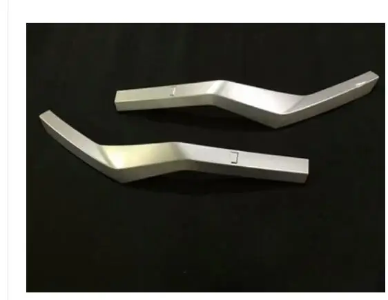 Для Mitsubishi Eclipse Cross 2018 ABS Матовый передний бампер Противоскользящий молдинговый