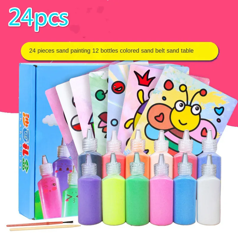Новые 24 шт Ранние развивающие Обучающие креативные игрушки для рисования детей