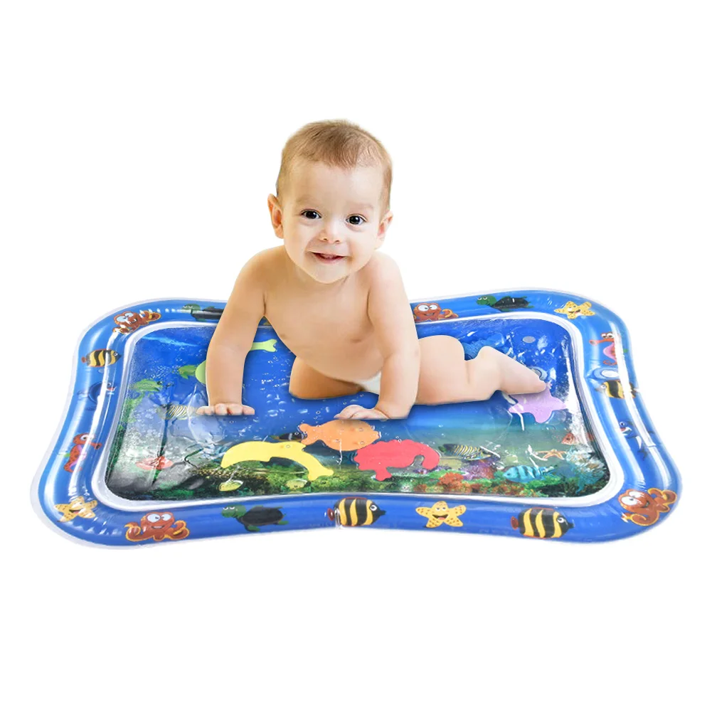 

Inflatable Thicken PVC Infant Tummy Time Playmat Toddler Activity Play Center Baby Kids Water Play Mat Toys Water Mat for Babies