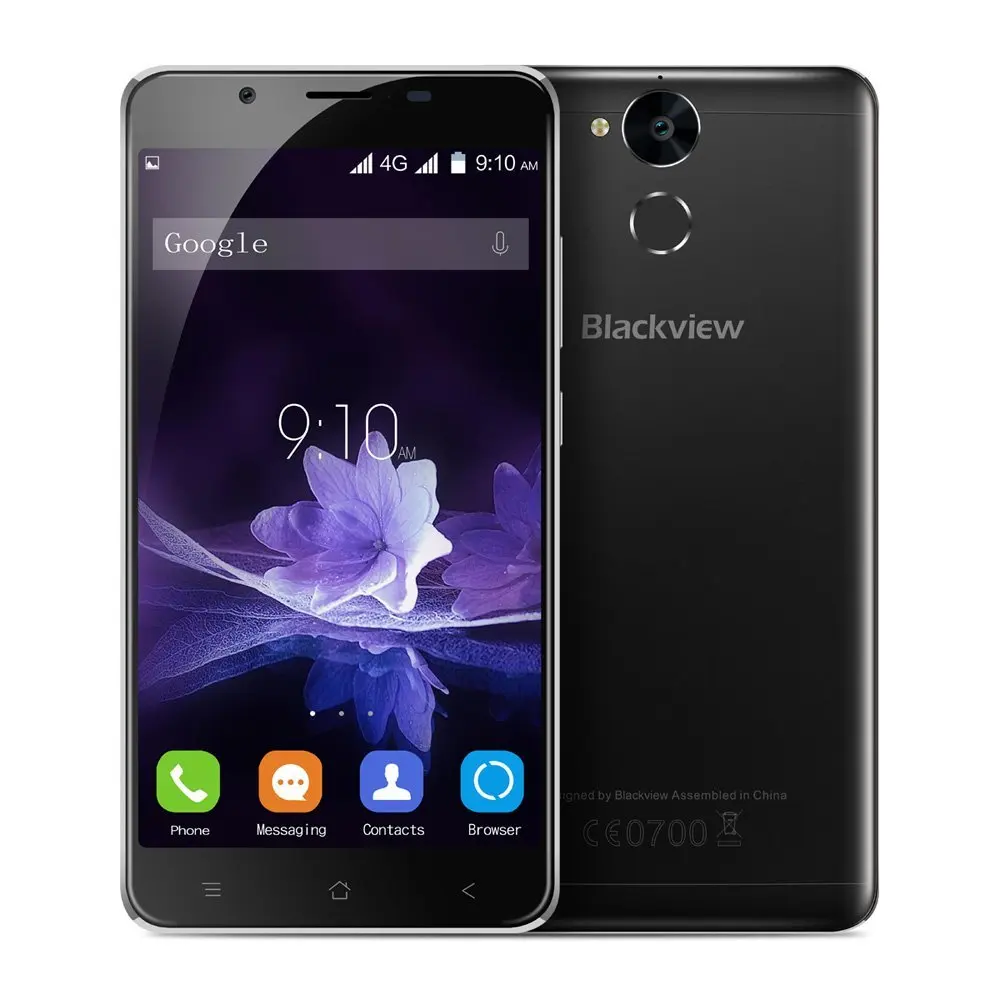 Blackview P2 6000mAh 5,5 ''Full HD MTK6750T Восьмиядерный QC OTG Android металлические мобильные телефоны 4 Гб ram 64 Гб rom смартфон с отпечатком пальца