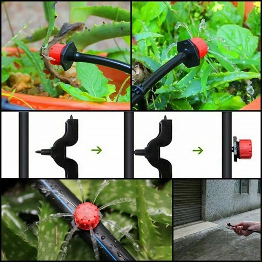 

50Pcs Irrigation Drippers Drip System Drippers Emitter Irrigation Plastic