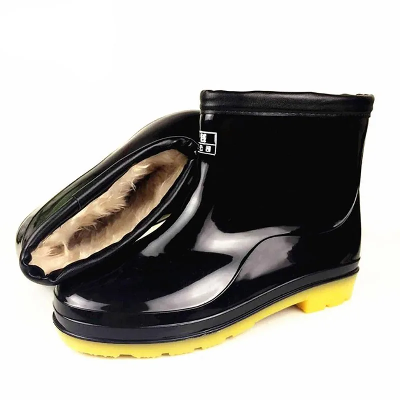 Сапоги Aleafalling мужские модные садовые на платформе до щиколотки