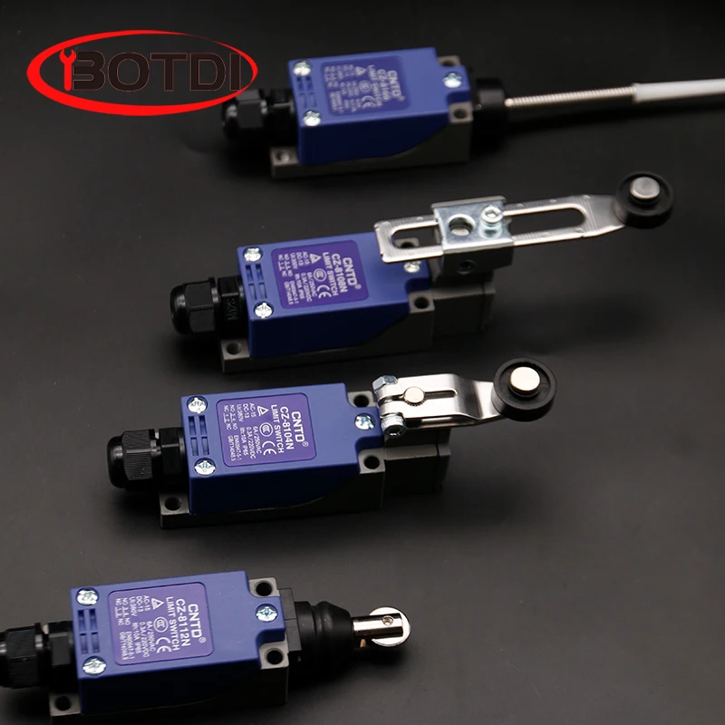 Botdi CZ 8108 концевой Выключатель поворотный Регулируемый роликовый рычаг мини
