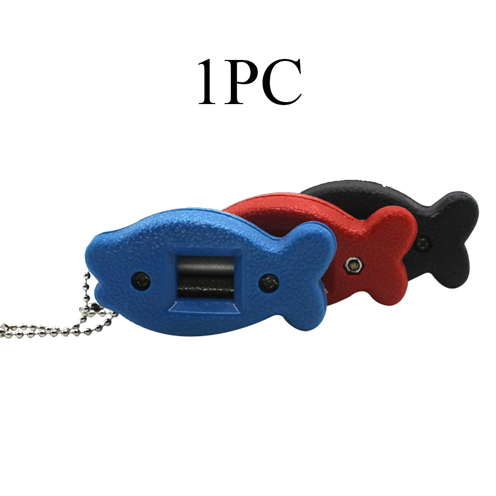 Repair Accessories Edge Maintenance Fish Shape Hockey Blade Skate Sharpener Double Grinding Heart Ice Diamond Hand Held Tool |