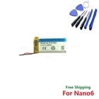 Оригинальный Новый Сменный аккумулятор для ipod Nano6 6G 6-го поколения MP3 литий-полимерный перезаряжаемый аккумулятор Nano 6 616-0531