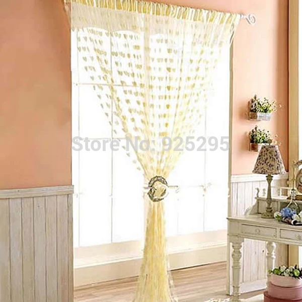 Лидер продаж дверные занавески s Милая веревка с сердечками и узором занавеска