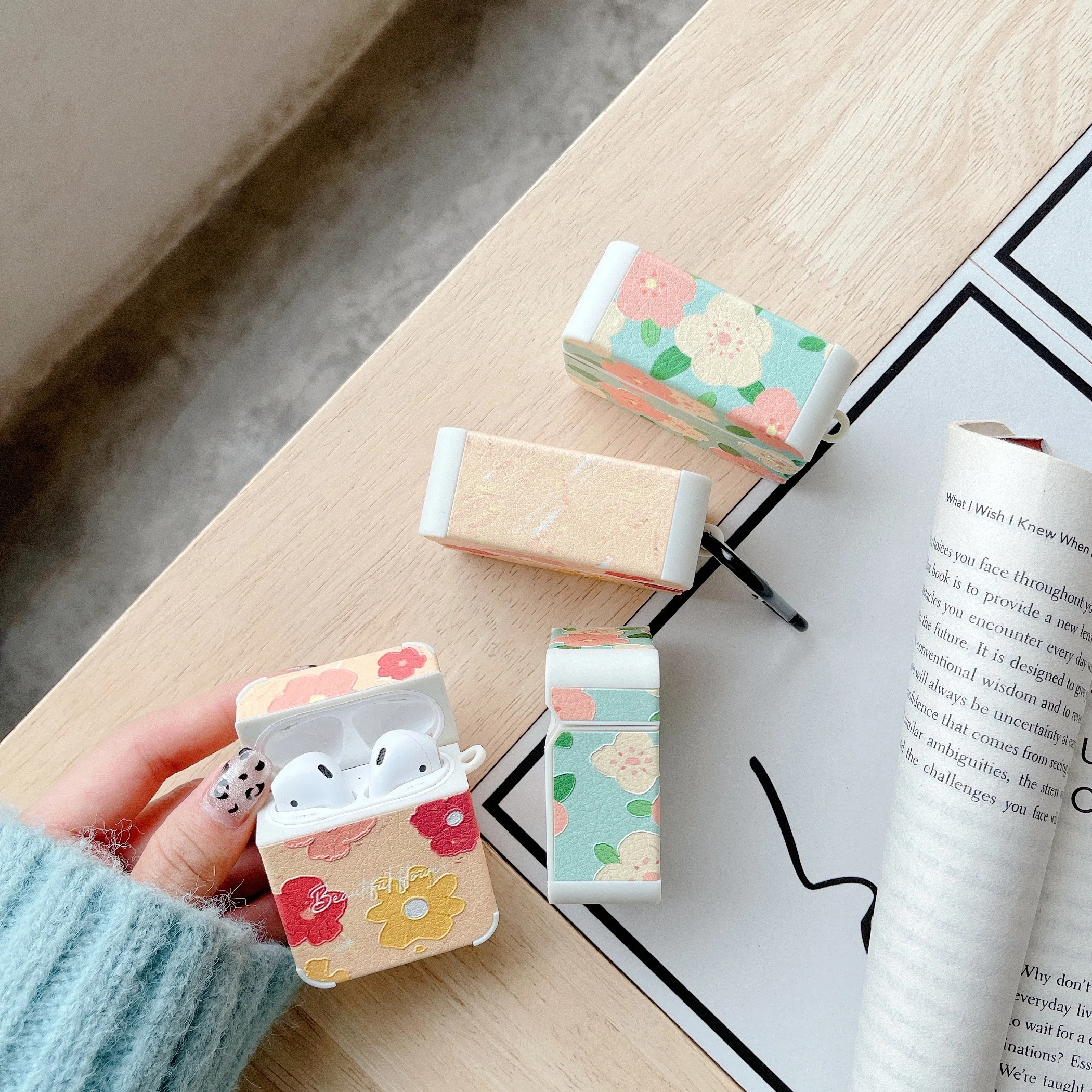 

Creativity Oil Painting Case For Apple Airpods 1/2 Pro tective Bluetooth Wireless Earphone Cover For Air Pods Charging Box Bags