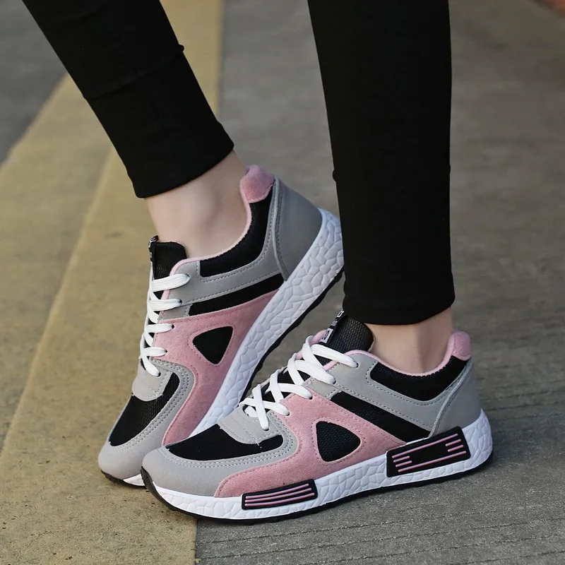 

2021Spring Women Shoes Fashion Casual Woman Canvas Sneakers Vulcanized Student Breathable Sneakers Platform Running Shoes