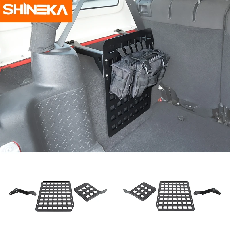 

SHINEKA Car Interior Trunk Rack Storage Rack Luggage Carrier Shelf 4Doors Accessories For Jeep Wrangler JK 2007-2017