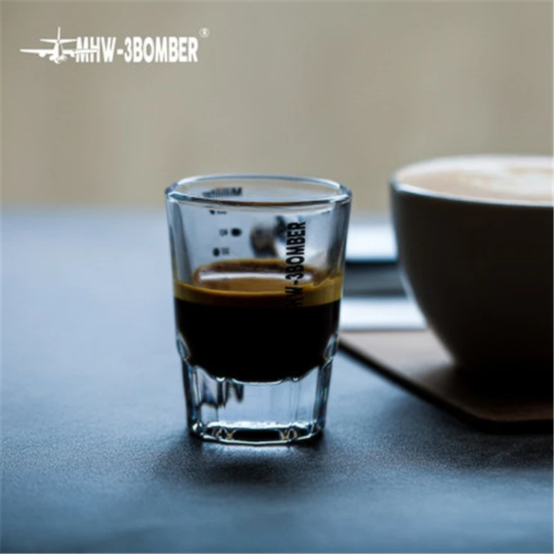 Стеклянная мерная чашка 50 мл инструмент для напитков унция мерный стаканчик бара