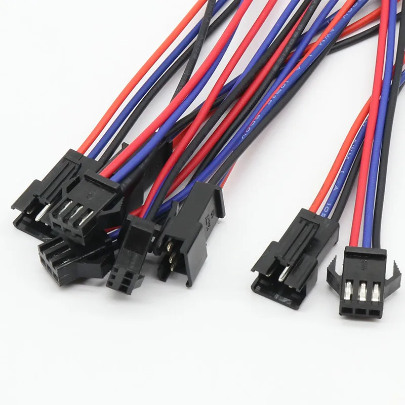 

3pin led connector Male/female JST SM 3 Pin Plug Connector Wire cable for led strip light Lamp tape Driver CCTV