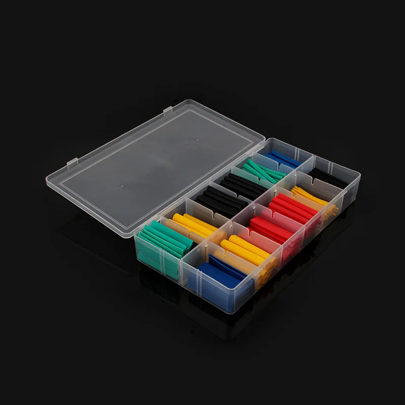 280 шт. термостабильный трубка Термоусадочные трубки комплект изоляция