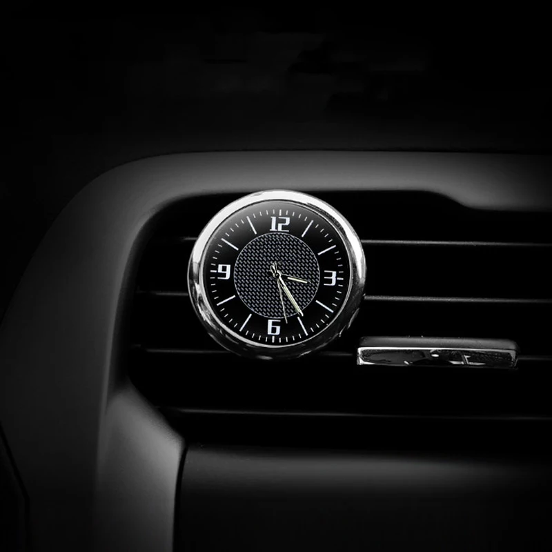 Часы для BMW Audi Mercedes Honda Ford Toyota автомобильные часы светящиеся настольные сменные