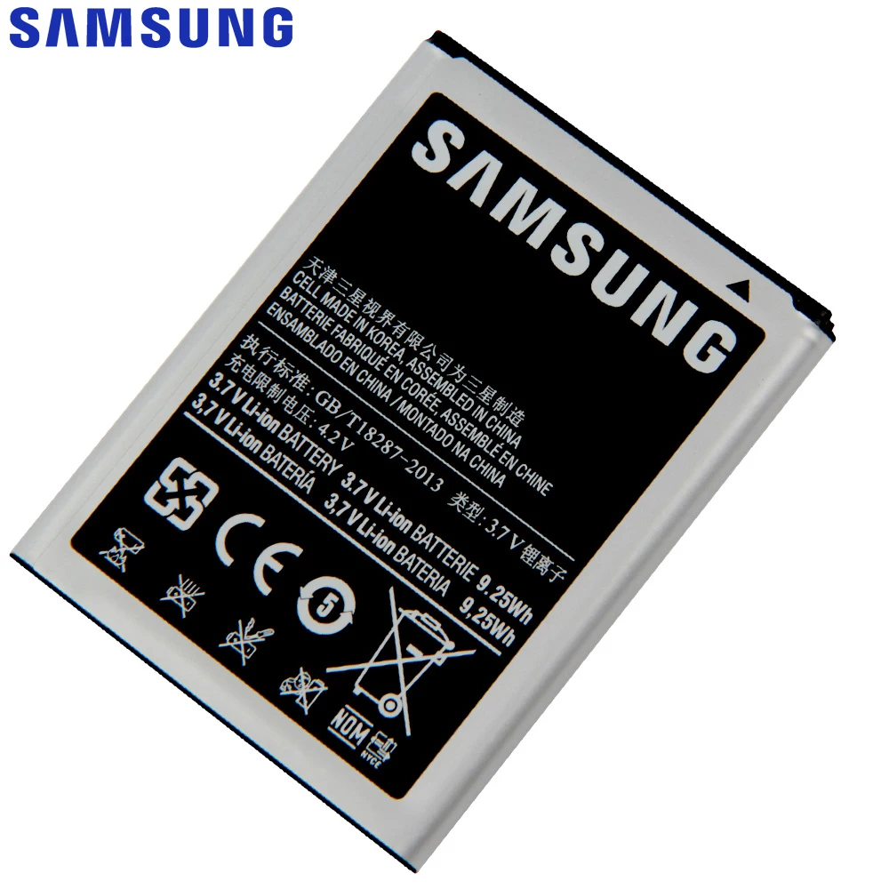 Оригинальная запасная батарея Samsung для Galaxy Note I889 N7000 I9220 натуральная телефона