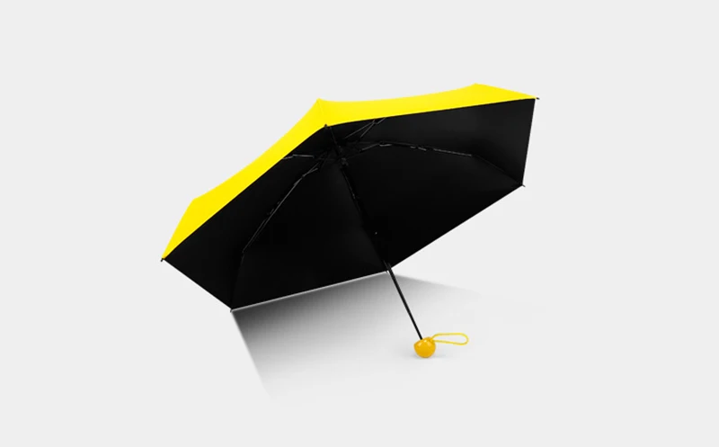Мини-капсула зонтик пятискладной солнцезащитный анти-УФ UPF50+ Зонт parapluie складной женский Карманный Зонт для женщин