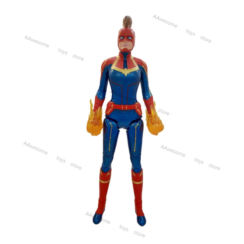 

Marvel The Avenger Captain Marvel Anime Figure 30cm PVC Action Figure Without Box Funny Gifts for Children's Birthday Toys