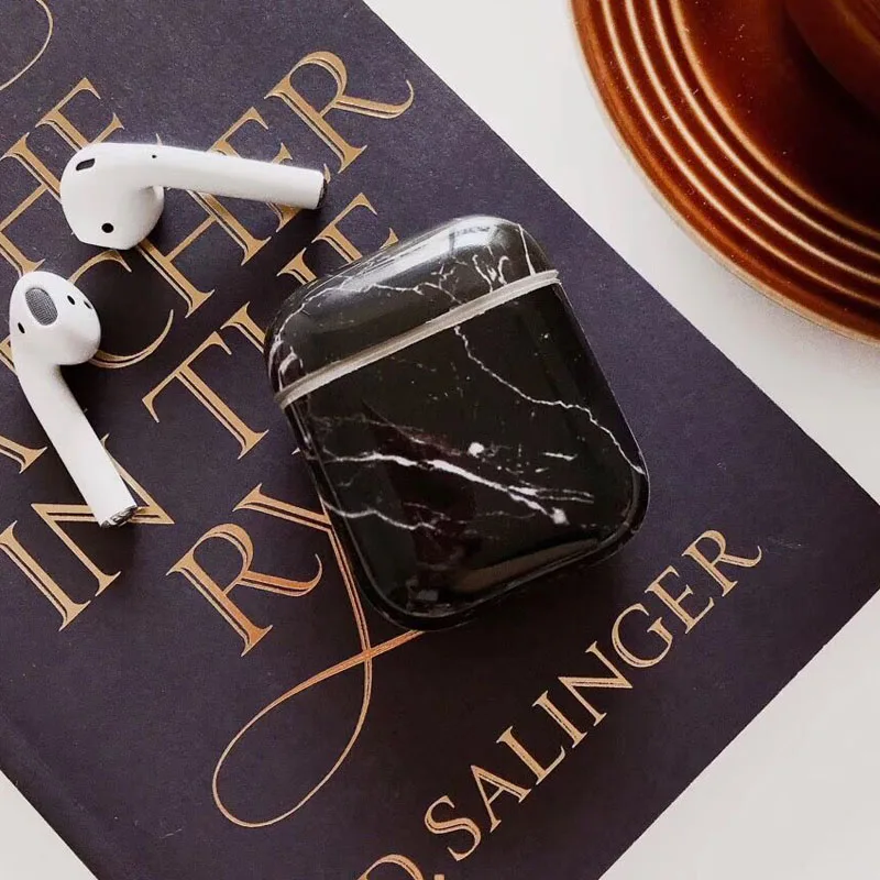 06 EKONEDA ультра тонкий глянцевый чехол для Airpods чехол мраморный роскошный защитный чехол для Airpods - Цвет: 06