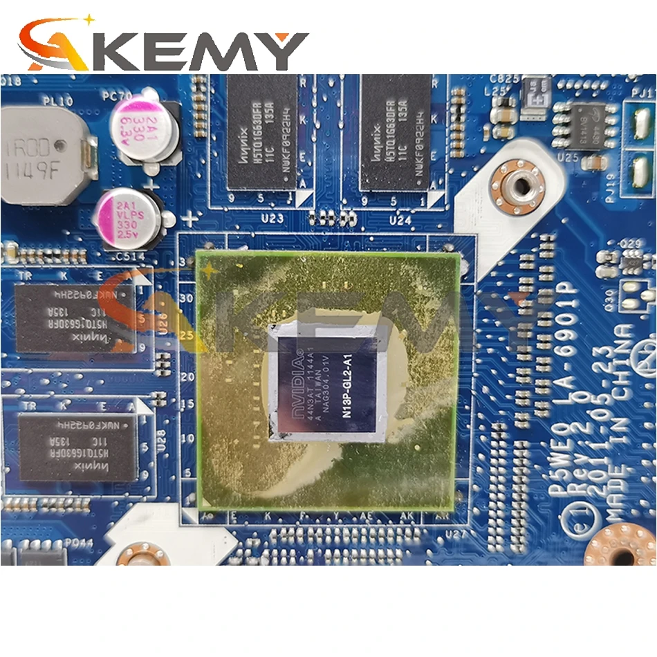 Для ACER Aspire 5750 5755 г Материнская плата ноутбука P5WE0 LA-6901P W/ HM65 DDR3 GT540M/GT630M 2 Гб GPU 100%