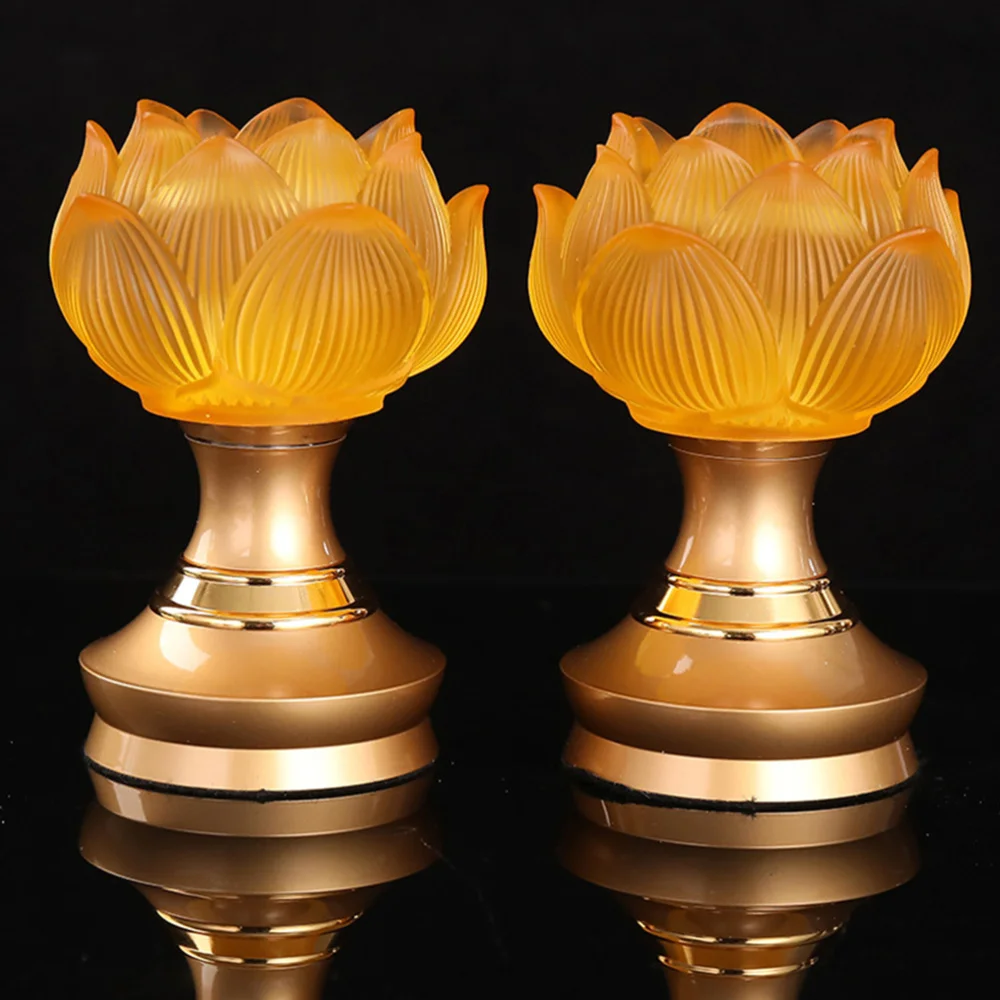 

2pcs Household Lotus Light Lamp Light Home Decorative Light