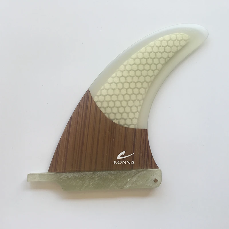 7 дюймов доска для серфинга чистая смола соты дерево один плавник надувной |