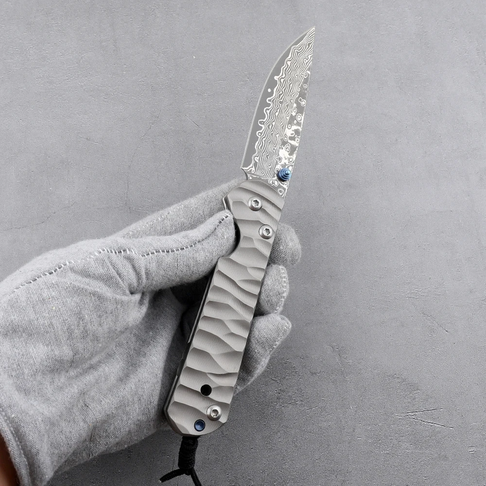 Тактический маленький складной нож Sebenza ручной инструмент из дамасской стали с