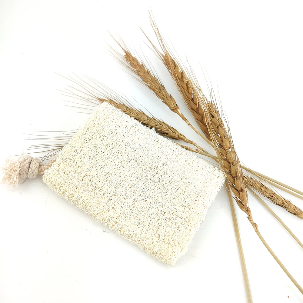 

5pcs Natural Loofah Bathing and Rubbing Bathing Towel Loofah Rubbing Back Bathing Massage Pot Bowl Scrubber bathroom accessories