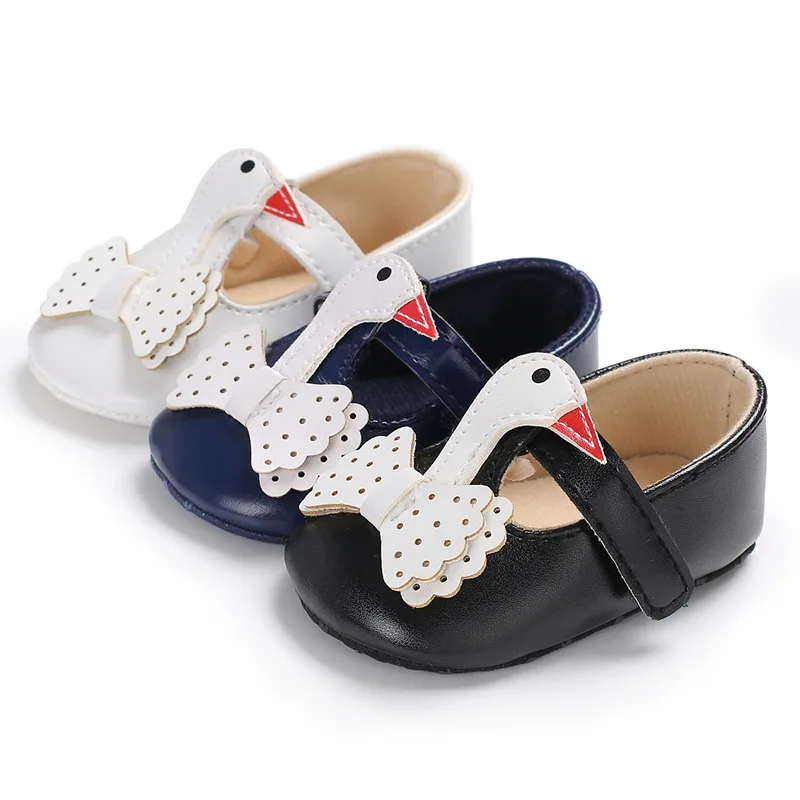 Обувь для новорожденных Популярная обувь из искусственной кожи с мягкой