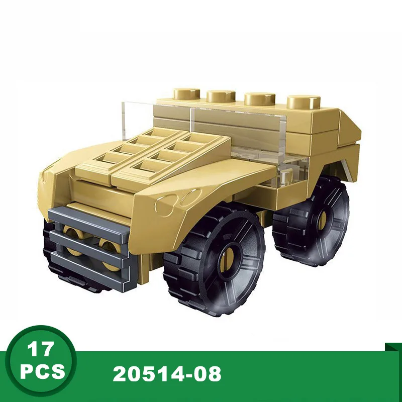 Legoed City Военный мини транспортный Танк самолет автомобиль мотоцикл DIY