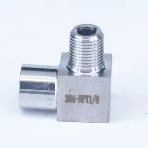 Фитинг для труб с внутренней резьбой NPT 18 дюйма на внутреннюю резьбу из нержавеющей стали 304, для воды, газа и масла