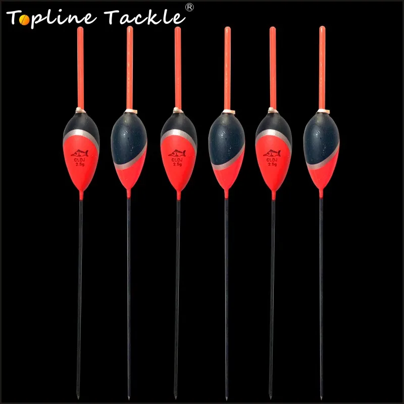 

Topline Tackle fishing float Set Buoy Bobber Stick Fishing Floats Balsa Material Set Buoy Floats Light Stick Floater Flutuador