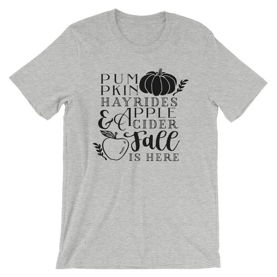 Футболка с изображением тыквы Hayrides осенняя Женская модная Винтажная футболка