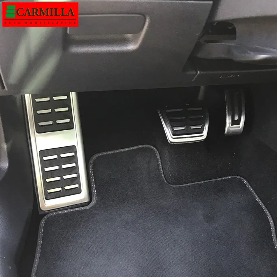 

AT MT Car Pedal Cover for Skoda Kodiaq LHD 2016 2017 2018 2019 2020 2021 Gas Pedale Covers Brake Pedals Foot Rest Pads Carmilla