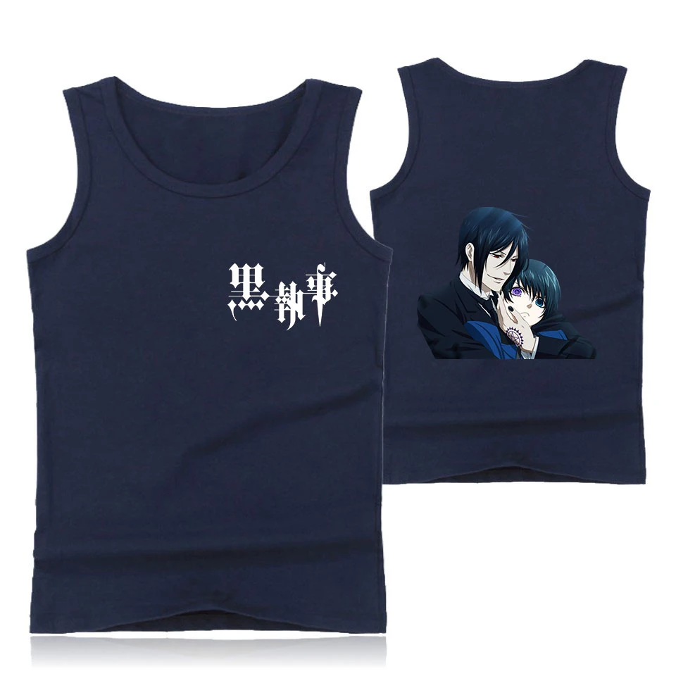 Black Butler New vest top men summer sleeveless fashion 2019 hot trend casual clothing | Мужская одежда