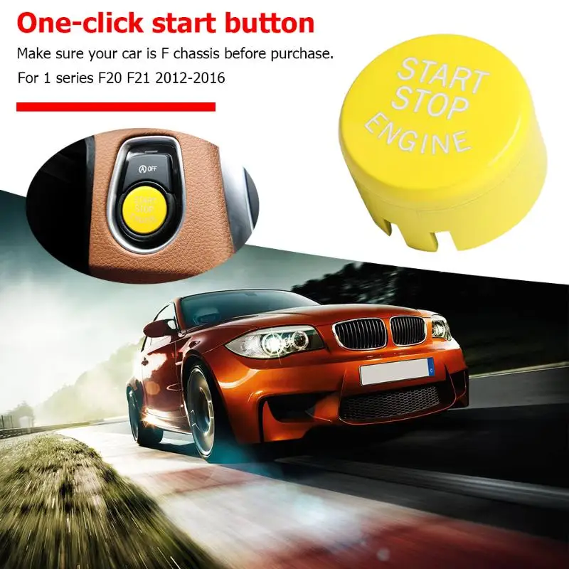 Авто старт/Стоп двигателя кнопочный переключатель кнопки Накладка для BMW F20 F21 F22