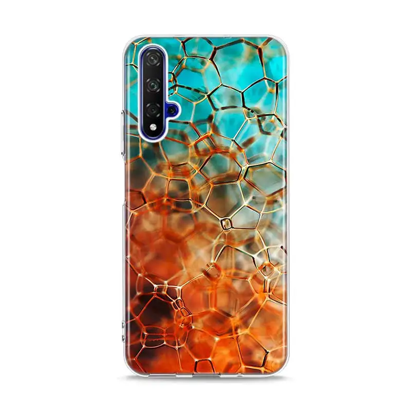 Силиконовый чехол из ТПУ с золотыми сотами honey bee для huawei Honor 10i 9X8X20 10 9 Lite 8 8A 7A 7C Pro Lite чехол для телефона