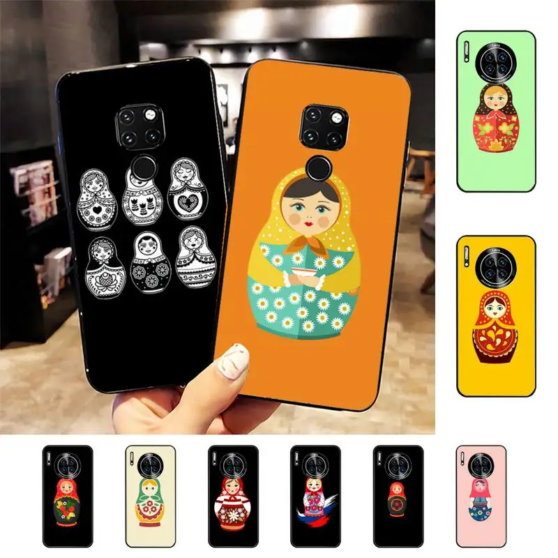 

Cute Russian Dolls Matryoshka Phone Case For Huawei Nova 3I 3E mate 20lite 20Pro 10lite Luxury funda case