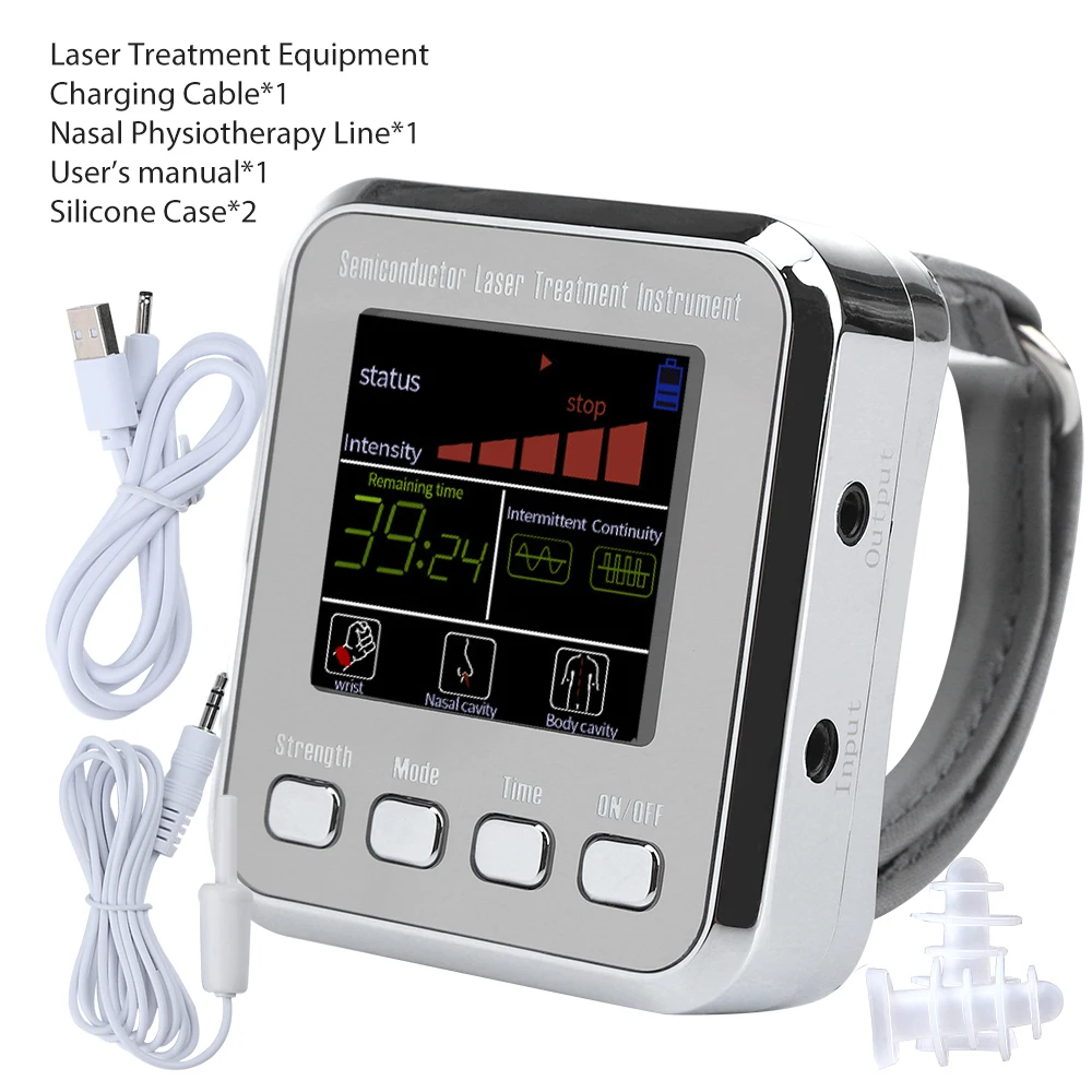 Наручные часы для лазерной физиотерапии 7/12 отверстий полупроводниковый