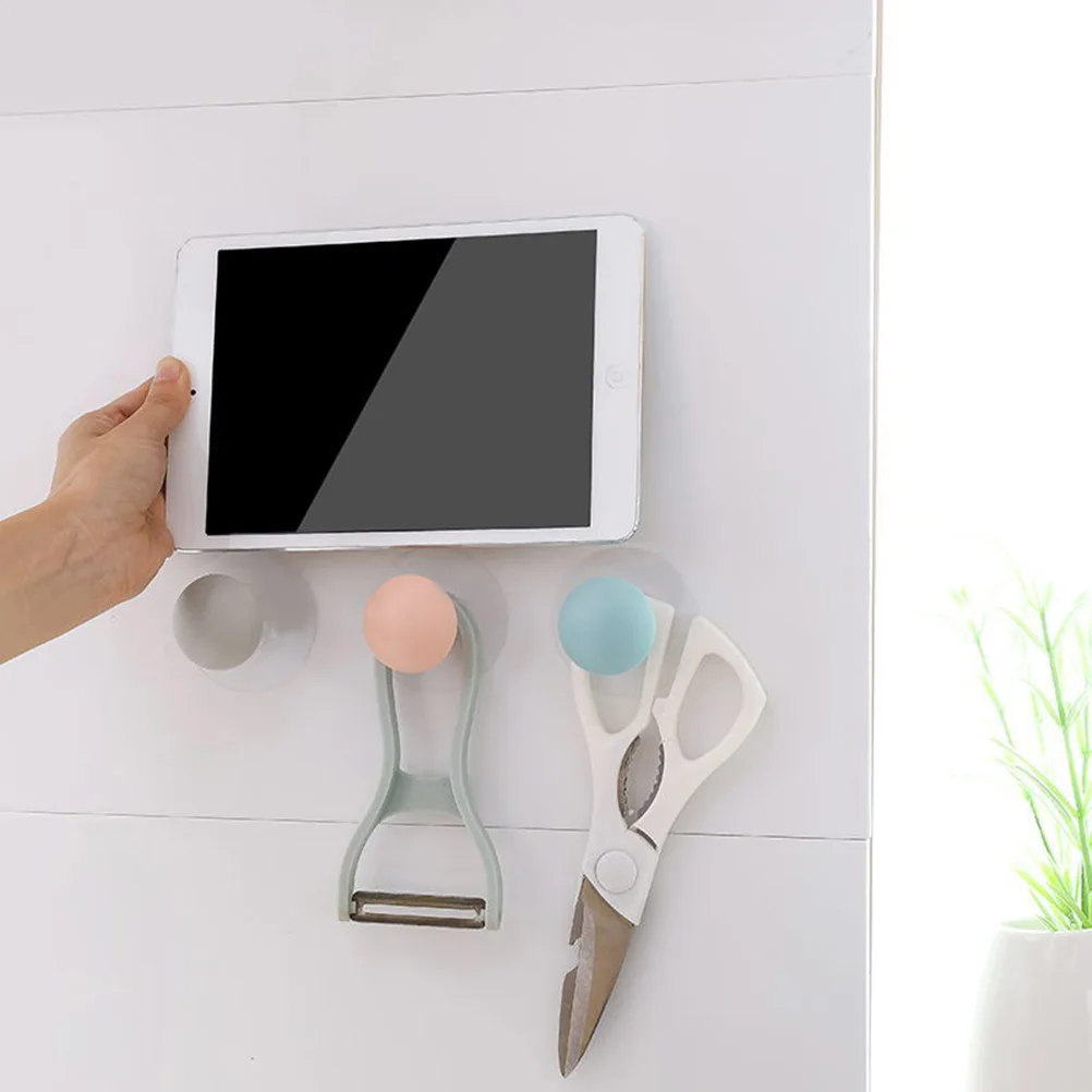 6 шт грибной дизайн крючки пластиковые двери пальто Крючки одна настенная