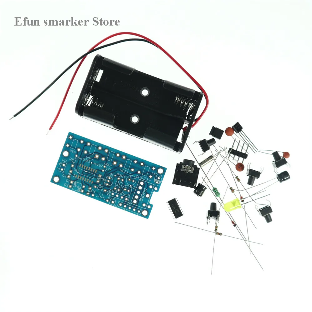 Беспроводной стереоприемник с FM радио модуль PCB DIY электронные наборы 76 МГц 108